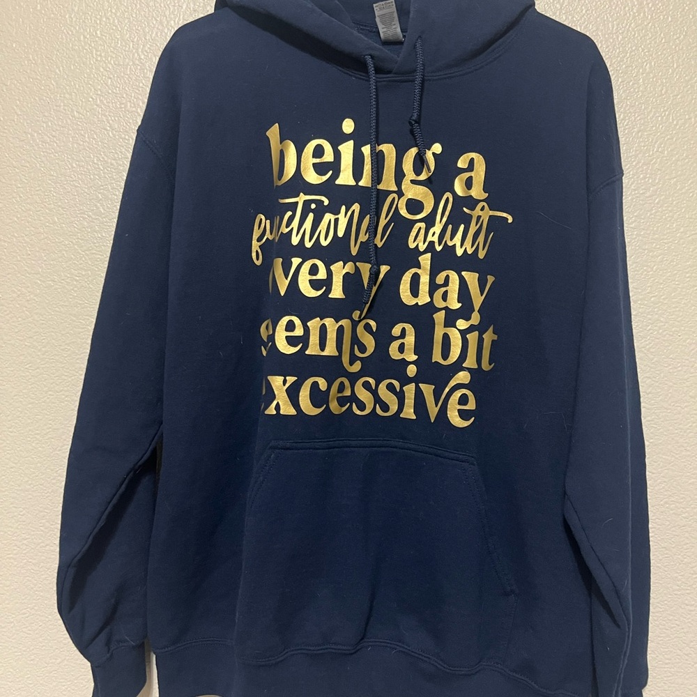 Gildan Heavy Blend Navy Hoodie